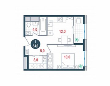 64,5 м², 3-комнатная квартира 19 300 000 ₽ - изображение 13