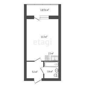 Квартира 22,2 м², студия - изображение 1