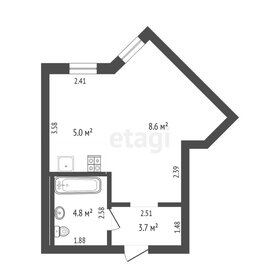 Квартира 33 м², студия - изображение 1