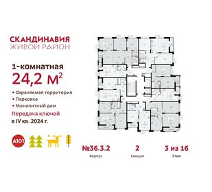 Квартира 24,2 м², студия - изображение 2