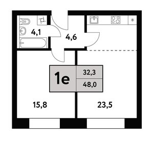 47,8 м², 2-комнатная квартира 21 524 090 ₽ - изображение 19