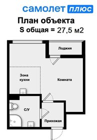 Квартира 27,5 м², студия - изображение 1