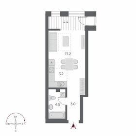23,3 м², квартира-студия 5 200 000 ₽ - изображение 59