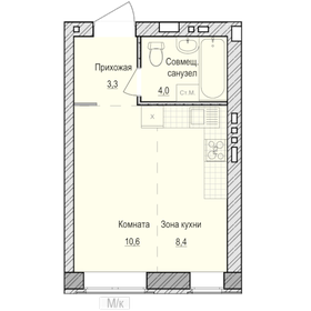 25,5 м², квартира-студия 2 732 000 ₽ - изображение 23