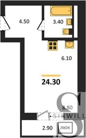 20,6 м², квартира-студия 2 500 000 ₽ - изображение 80