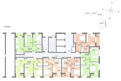 36 м², 1-комнатная квартира 3 600 000 ₽ - изображение 94