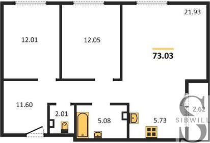 75,4 м², 2-комнатные апартаменты 10 350 000 ₽ - изображение 66