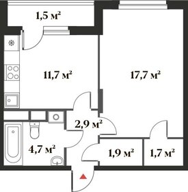 41,7 м², 1-комнатная квартира 11 261 069 ₽ - изображение 14