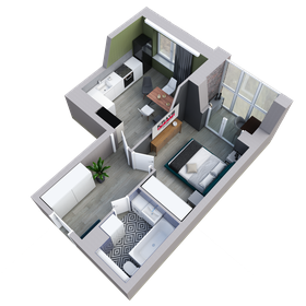 32 м², 1-комнатная квартира 3 000 000 ₽ - изображение 111