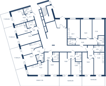 43 м², 1-комнатные апартаменты 16 688 630 ₽ - изображение 49