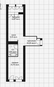 Квартира 48,7 м², 1-комнатная - изображение 1