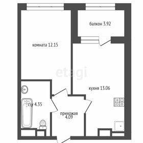 Квартира 35,6 м², 1-комнатная - изображение 2