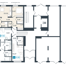 Квартира 62,4 м², 2-комнатная - изображение 3