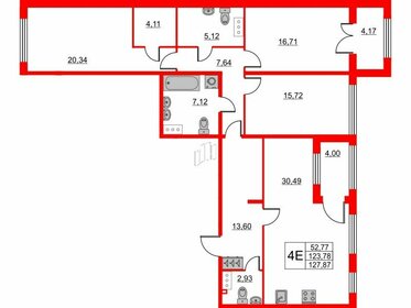 106,3 м², 3-комнатная квартира 38 268 000 ₽ - изображение 11