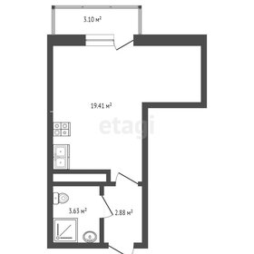 Квартира 26,9 м², студия - изображение 2