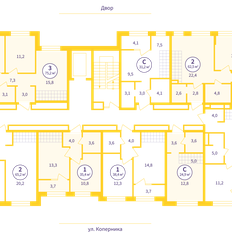 Квартира 72,9 м², 3-комнатная - изображение 3