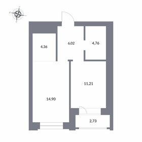 42,9 м², 2-комнатная квартира 10 100 000 ₽ - изображение 48