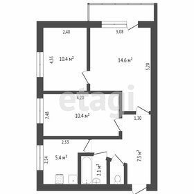 66,5 м², 3-комнатная квартира 3 400 000 ₽ - изображение 61