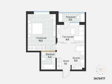 51,8 м², 2-комнатная квартира 8 180 000 ₽ - изображение 45