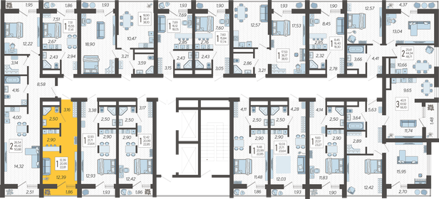 22,8 м², квартира-студия 9 954 860 ₽ - изображение 43