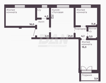 48,3 м², 1-комнатная квартира 14 121 900 ₽ - изображение 28