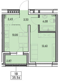 43,3 м², 1-комнатная квартира 3 700 000 ₽ - изображение 91
