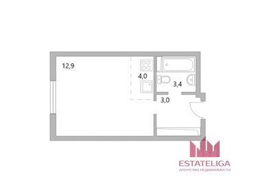 23,3 м², квартира-студия 3 800 000 ₽ - изображение 62