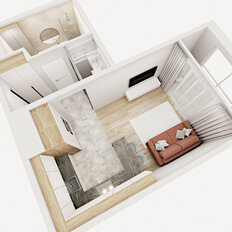 Квартира 30,3 м², студия - изображение 5