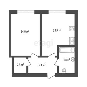 41,2 м², 1-комнатная квартира 6 400 000 ₽ - изображение 145