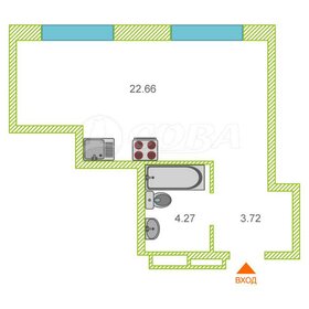 Квартира 31 м², студия - изображение 1