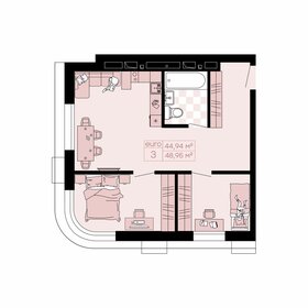 51,1 м², 3-комнатная квартира 9 205 200 ₽ - изображение 26