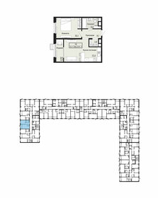 41,1 м², 1-комнатная квартира 3 735 000 ₽ - изображение 31