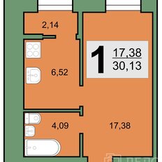 Квартира 30,1 м², 1-комнатная - изображение 2