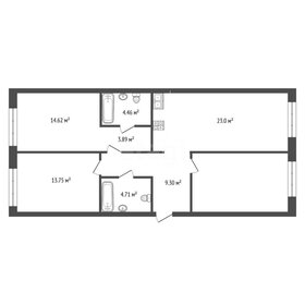 Квартира 88 м², 4-комнатная - изображение 1