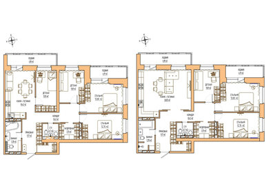 Квартира 94,8 м², 4-комнатная - изображение 2
