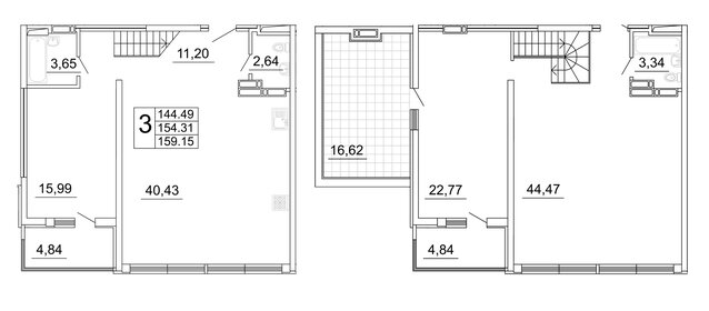 182,3 м², 3-комнатная квартира 18 450 000 ₽ - изображение 53