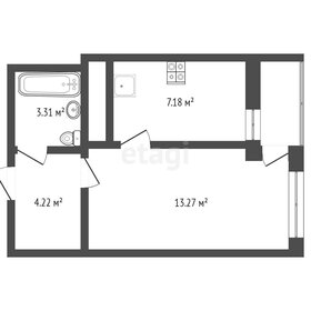 Квартира 29,7 м², 1-комнатная - изображение 1