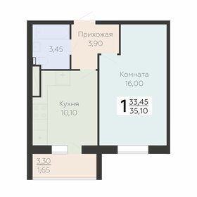 38 м², 1-комнатная квартира 4 700 000 ₽ - изображение 34