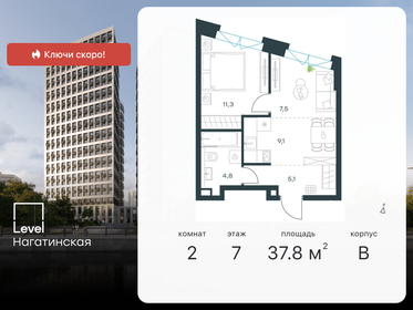 77 м², 4-комнатная квартира 18 500 000 ₽ - изображение 118