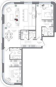 Квартира 100,6 м², 3-комнатная - изображение 1