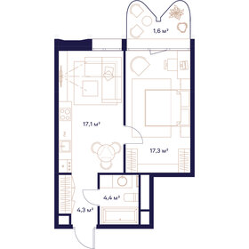 42,2 м², 1-комнатная квартира 23 300 000 ₽ - изображение 138