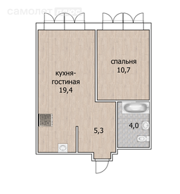 45,9 м², 2-комнатная квартира 7 750 000 ₽ - изображение 51