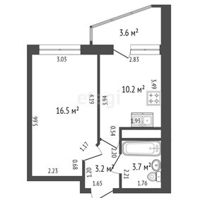 Квартира 33,6 м², 1-комнатная - изображение 2