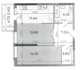 60 м², 2-комнатная квартира 13 590 000 ₽ - изображение 33