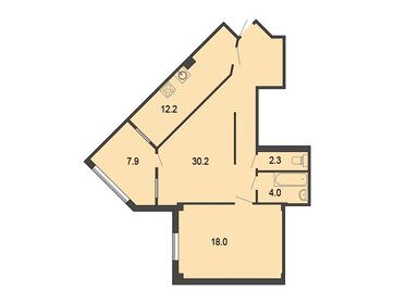71,1 м², 2-комнатная квартира 13 500 000 ₽ - изображение 37