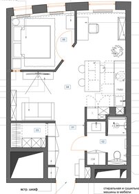 Квартира 47 м², 1-комнатная - изображение 1