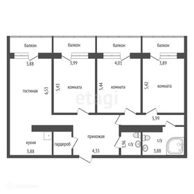 Квартира 130,1 м², 4-комнатная - изображение 1