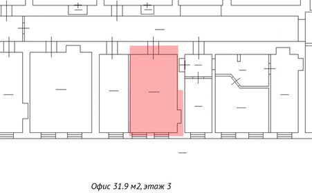 31,9 м², офис 25 488 ₽ в месяц - изображение 2