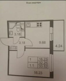 32,9 м², 1-комнатная квартира 4 490 000 ₽ - изображение 43