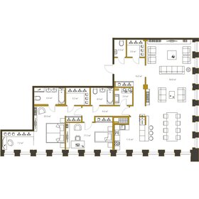 Квартира 169,7 м², 2-комнатная - изображение 1